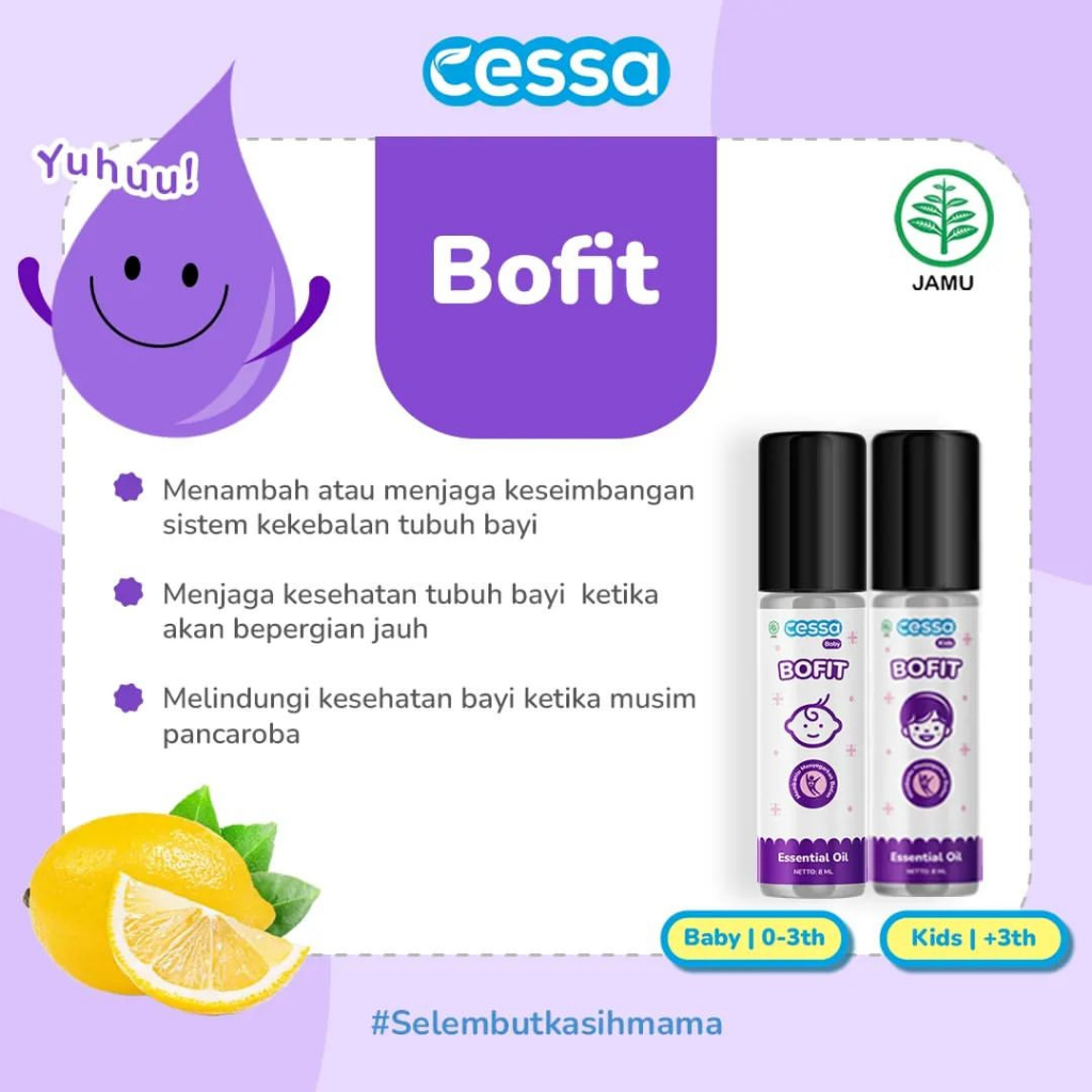 CESSA KIDS BOFIR - Essential Oil Meningkatkan Daya Tahan Tubuh Anak