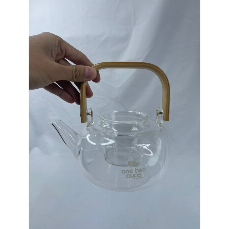 [OBRAL RIJEK] Teko Pitcher Gagang Kayu Glass Teapot Japanese Style - 8CV101