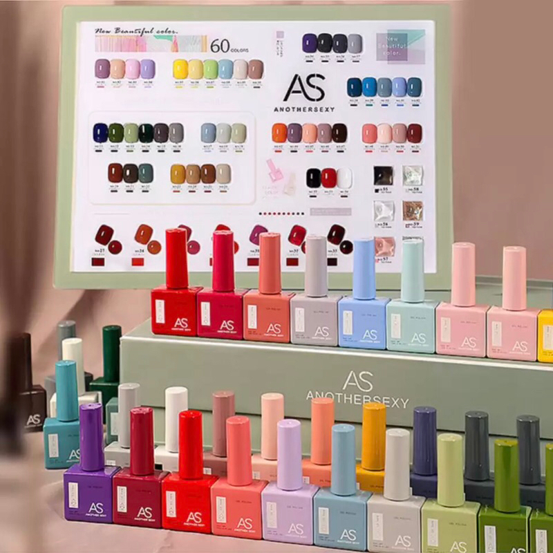 AS Nail Gel Polish 15 ml Harga Satuan (seri 51-60)