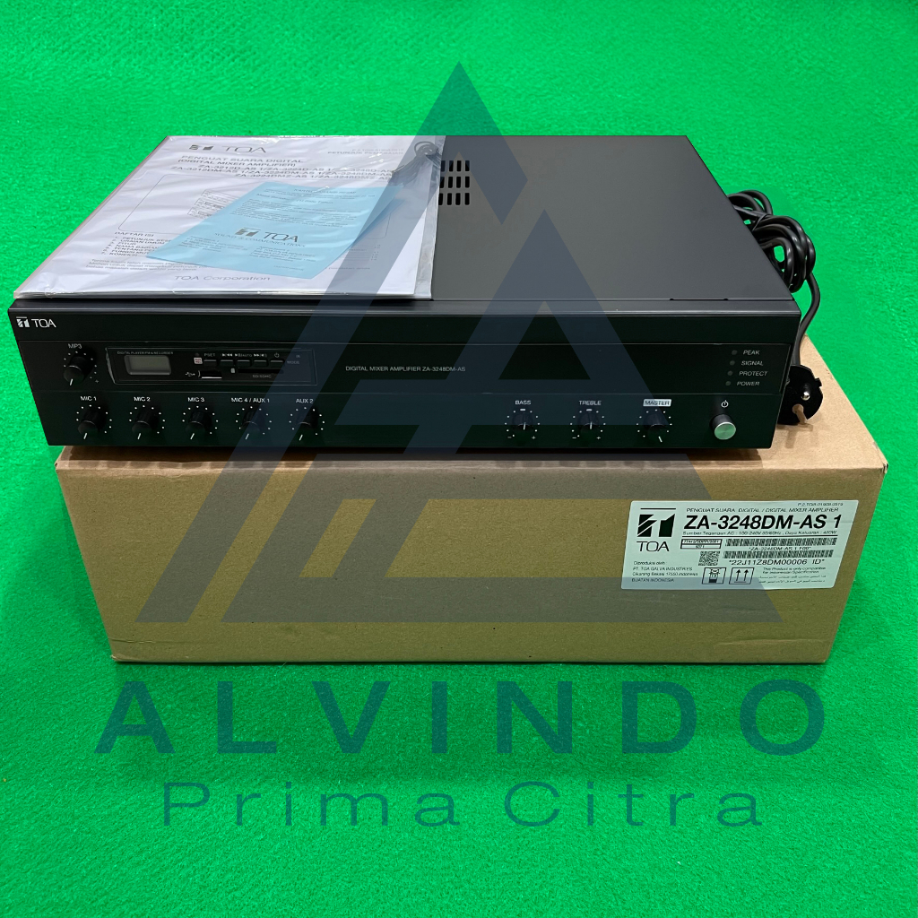 Jual TOA ZA-3248DM (Digital Mixer Amplifier 480W / MP3 / ZA 3248 DM ...