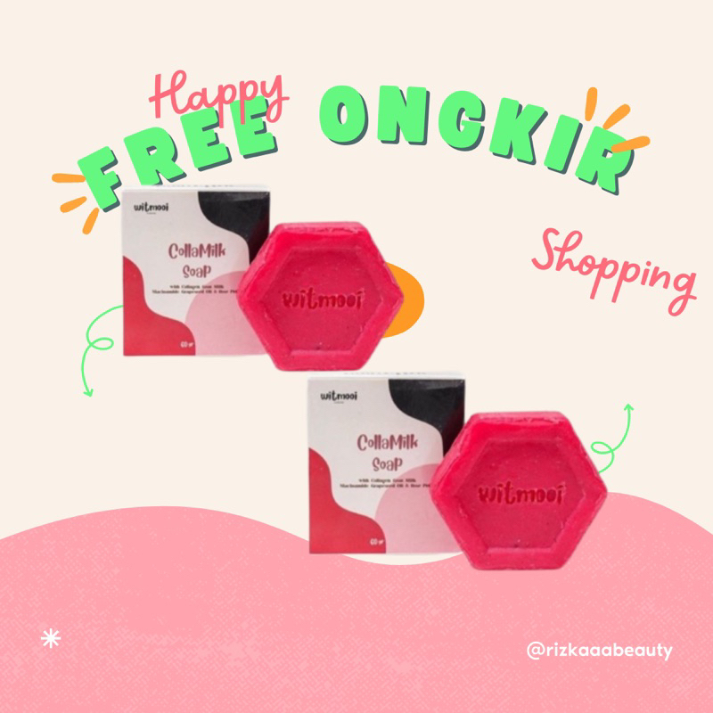 COLLA MILK SOAP by WITMOOI || SABUN PEMUTIH BADAN || WHITENING BODY SOAP