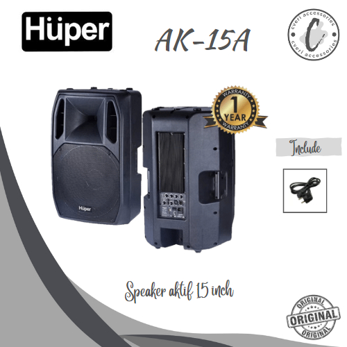 Huper AK15A Speaker Aktif 15" Original Huper AK-15A