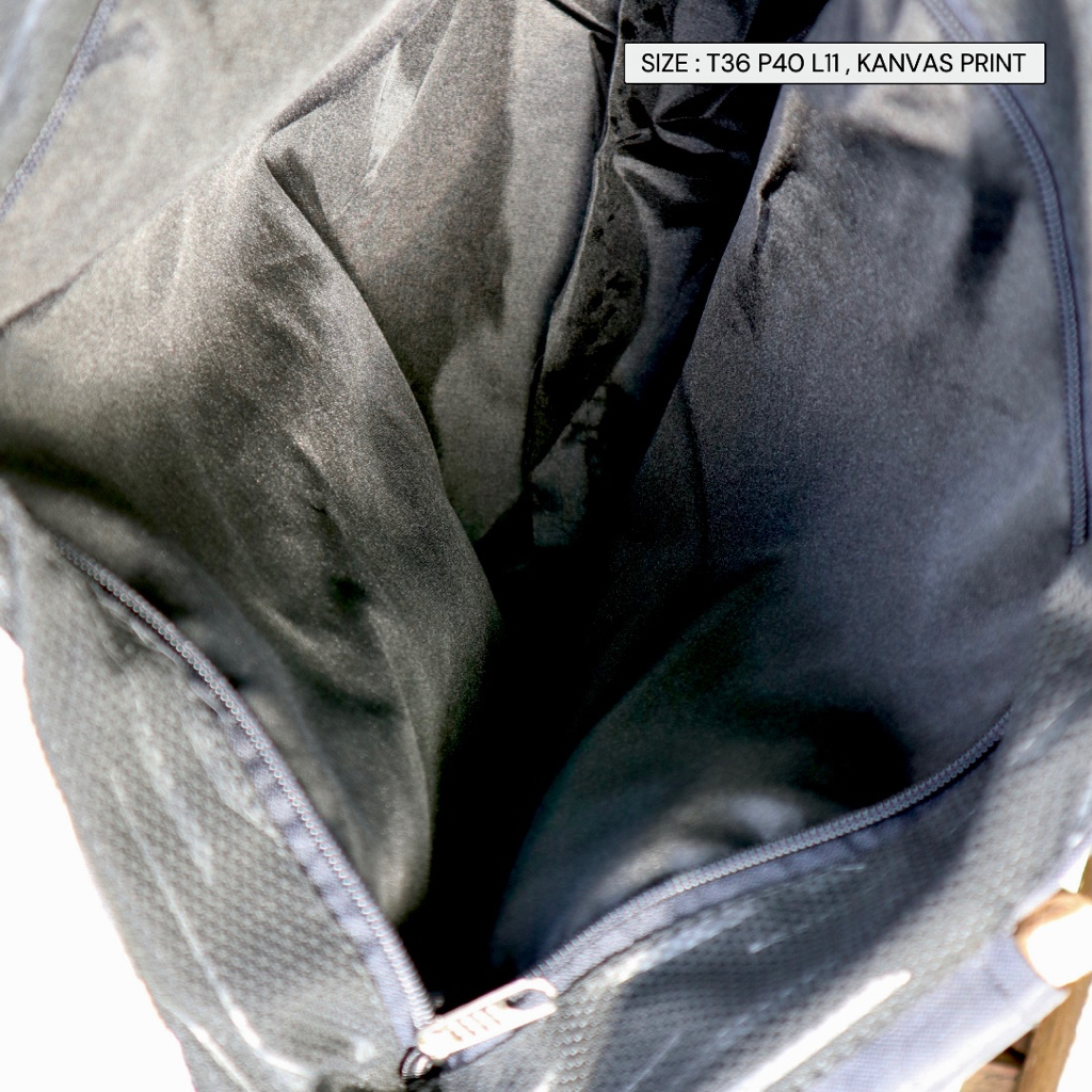 (COD) TOTEBAG Kanvas Tote bag Wanita Tebal Motif LUCU Model Tali Sumbu Tambang BESAR hijab muslimah