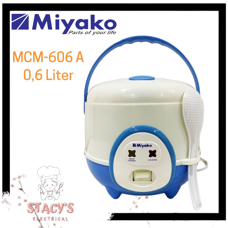 MAGIC COM MIYAKO 0,6 LITER MCM-606A/ RICE COOKER ANAK KOST