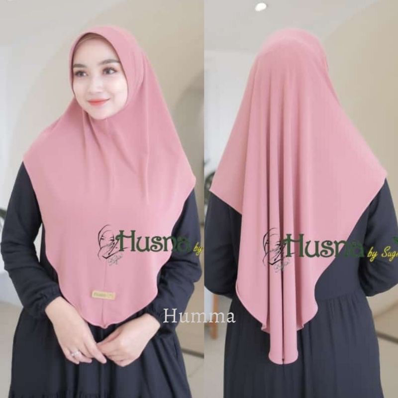 HUSNA Jilbab Instan Marwah Simple Ori Husna Kerudung Jilbab Hijab Instan Premium