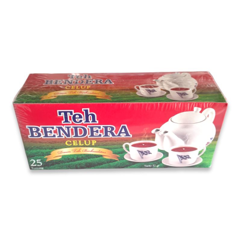 

Teh Bendera Celup 1 Box (isi 25 Kantung) 50gr