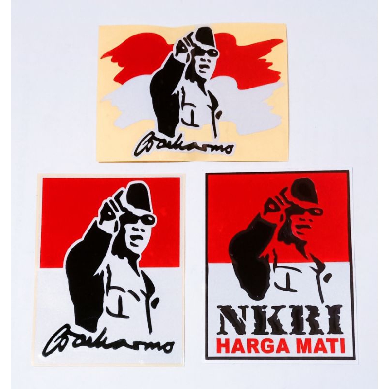 STICKER STIKER SOEKARNO CUTTING