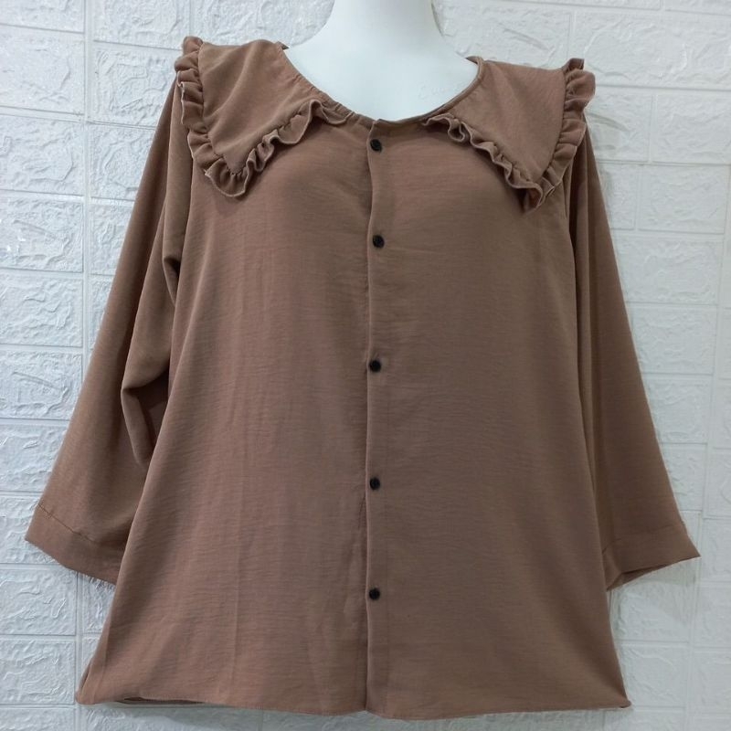 ARDA BLOUSE CRINKLE AIRFLOW//ATASAN WANITA CRINKLE AIRFLOW TERBARU