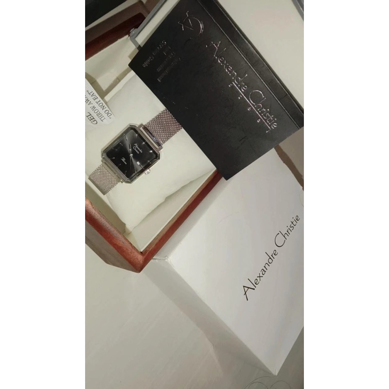 jam tangan wanita alexandre christie ori second