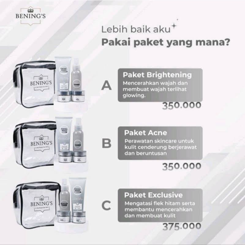 PAKET BENING’S SKINCARE