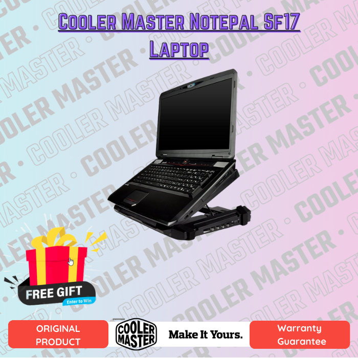 Cooler Master Notepal Sf17 Laptop