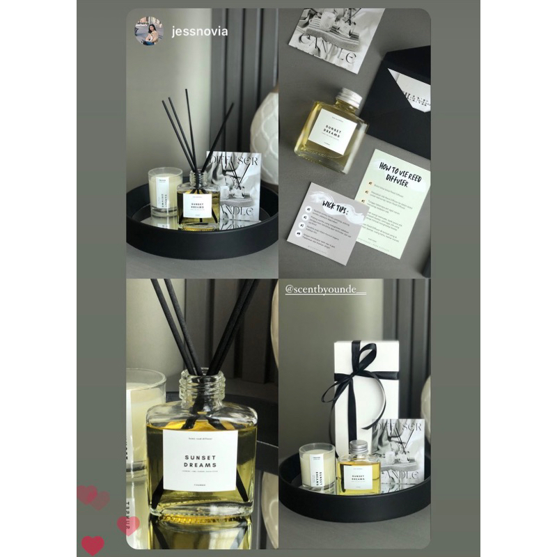 Giftbox Scented Candle + Reed Diffuser | Hampers | Kado Ulang Tahun | Kado Wisuda | Giftbox