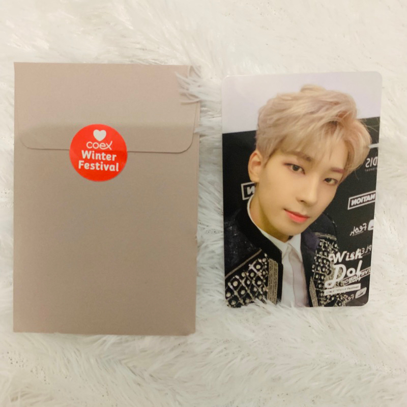 SEVENTEEN WONWOO PHOTOCARD WISHDOL