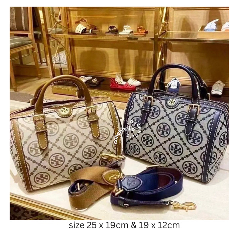 tory burch barrel T monogram