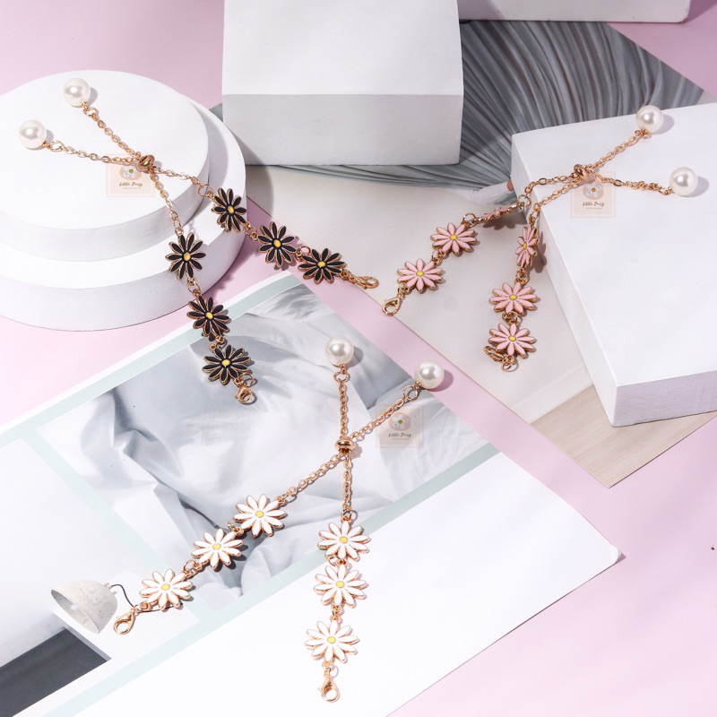 TALI MASKER KALUNG PREMIUM / TALI MASKER HEADLOOP RANTAI KOREA / STRAP KALUNG MASKER HIJAB FASHION ELEGANT PREMIUM QUALITY