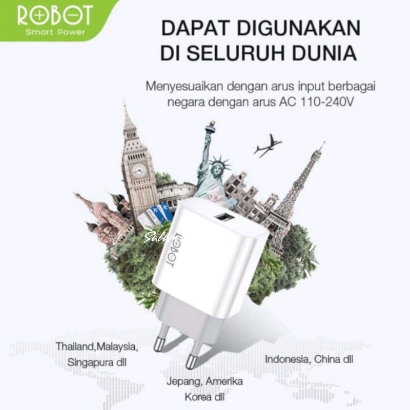 Charger Hp Robot RT-K8 10W 2A Original Garansi Resmi