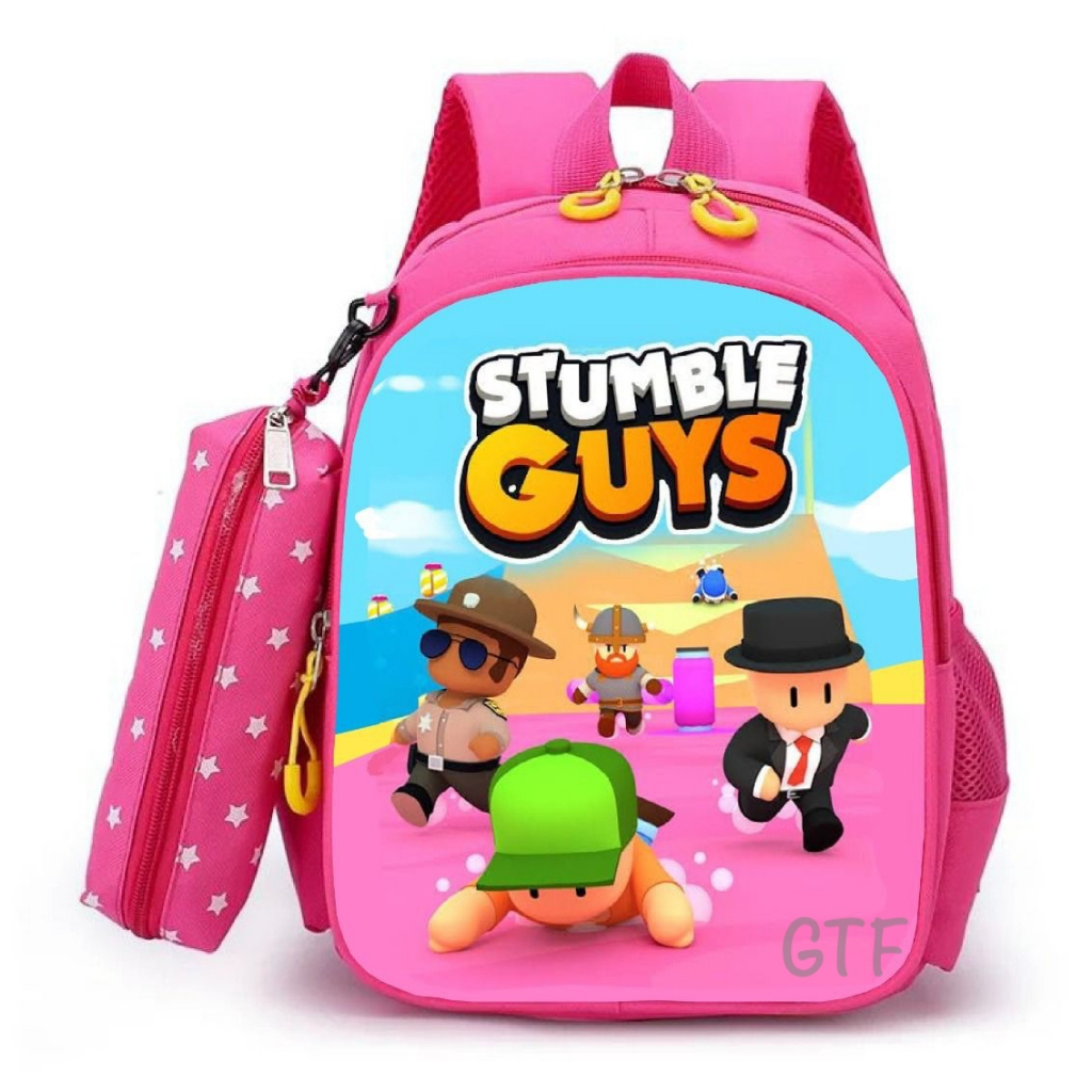 Gtf / Tas Ransel Anak Lagi Hits Ransel Sekolah Anak / Tas Anak Serba Guna Motif Stumble Guys Lucu Cocok Untuk Anak Perempuan dan Laki-Laki