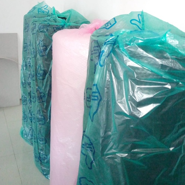 Bubble Wrap Hitam Bening Putih Susu Semarang Murah 1 roll 1.25m x 50m