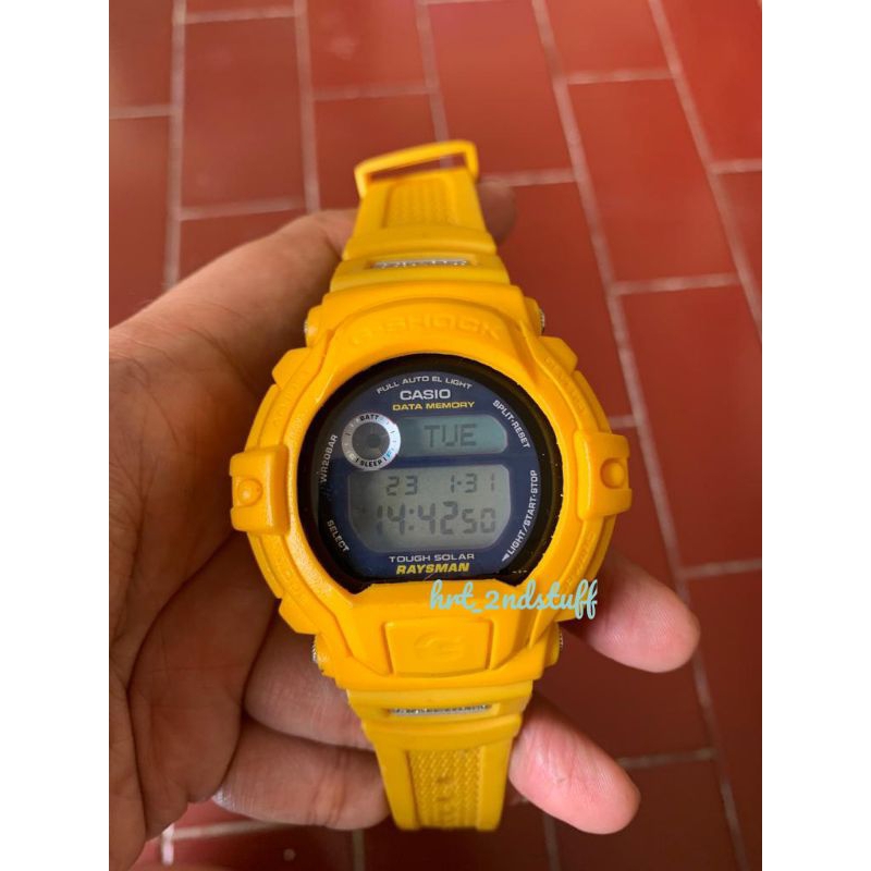 Casio G SHOCK RAYSMAN DW9350 ORIGINAL YELLOW RARE ADA MINUS