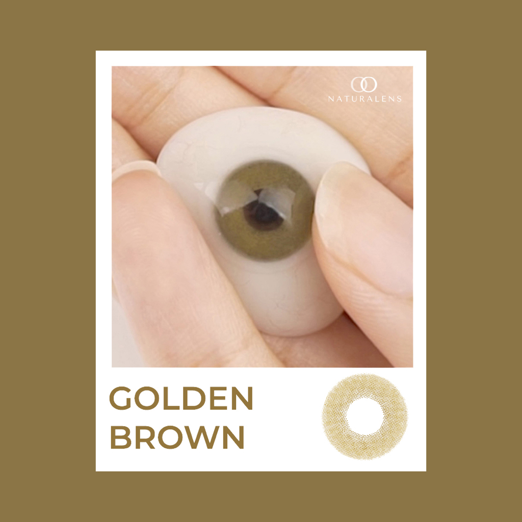 Naturalens Golden Brown Softlens Biomoist (0 sd -10) Contact Lens