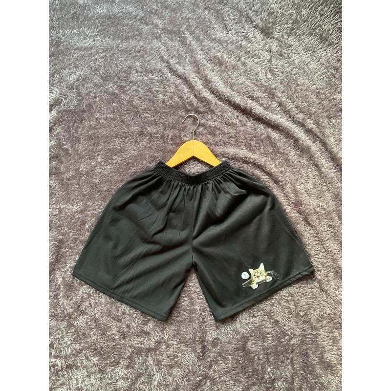 BOXER PRIA WANITA | KOLOR PRIA | BOXER UNISEX | KOLOR PANTAI, RENANG SANTAI | HITAM POLOS GAMBAR