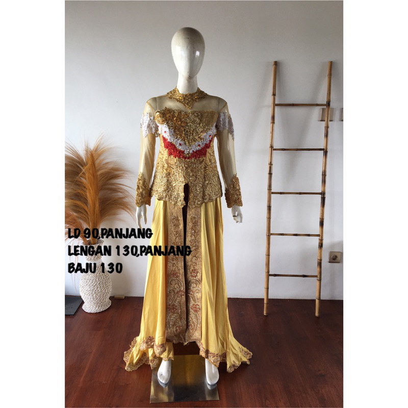 kebaya pengantin emas/kebaya pengantin