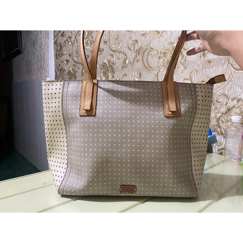 preloved tas fossil tote bag original