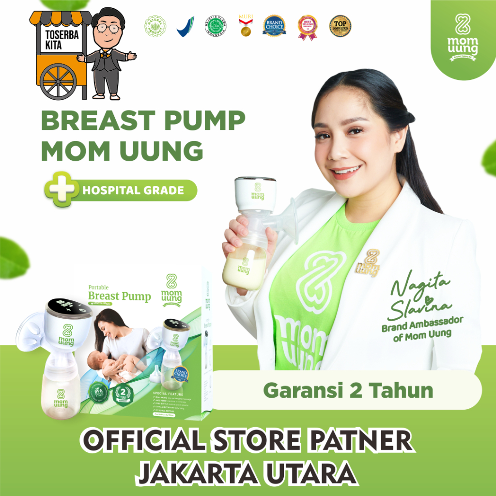 Jual Momuung Breast Pump / Mom Uung Pompa Asi Portable Electric