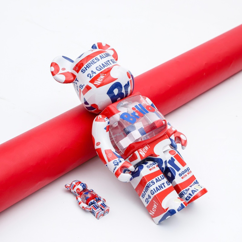 Bearbrick Andy Warhol Brillo