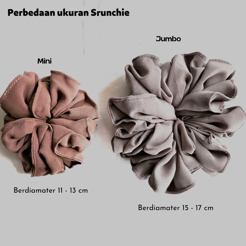 SyamilahHijab-Scrunchie / Cepolan Hijab Jumbo Random Warna