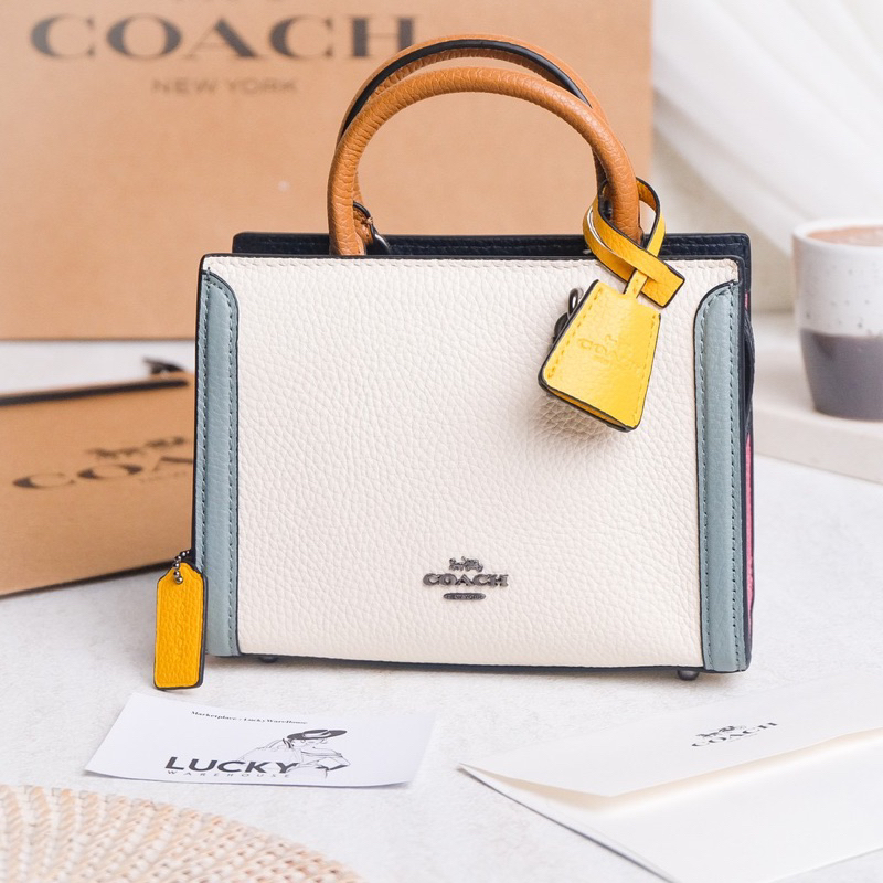 Coach Micro Zoe Crossbody In Colorblock - ORIGINAL 100%