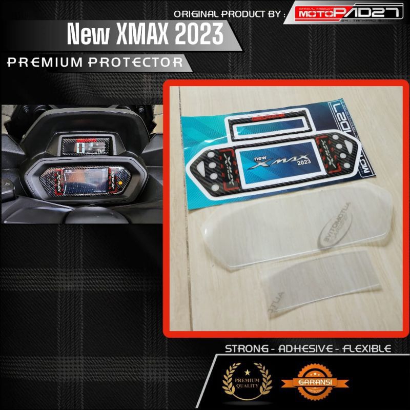 Motopad27 Stiker Speedometer XMAX New 2023 Stiker Antigores + Spidometer XMAX NEW 2023