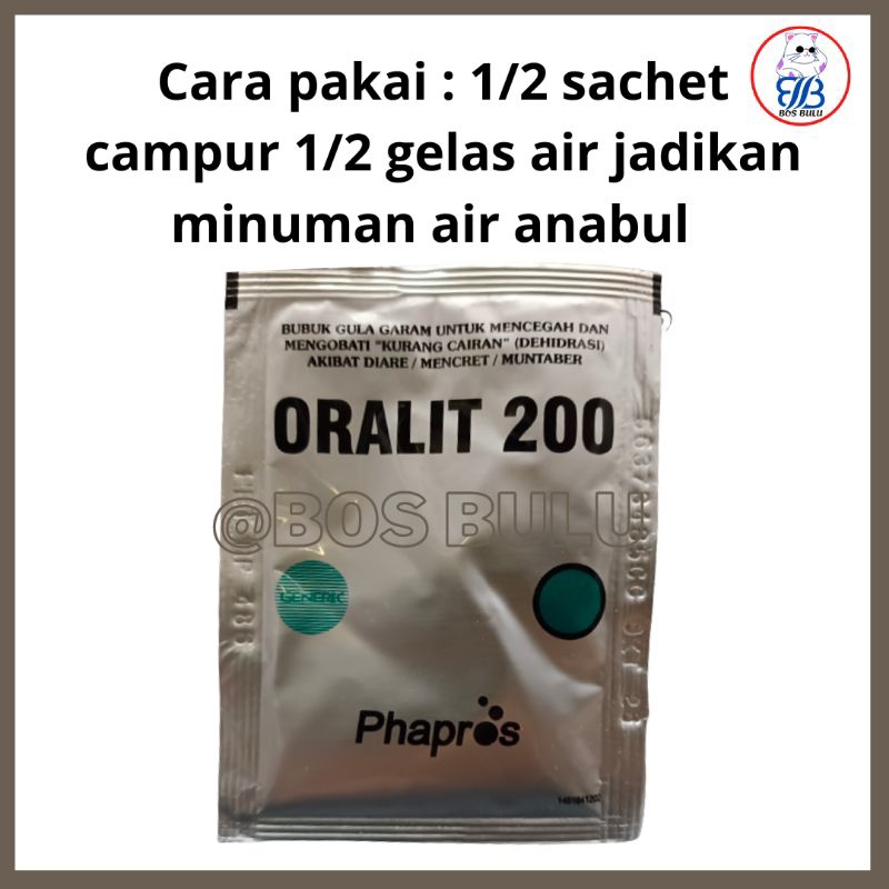 oralit sachet cairan oralit pertolongan pertama dehidrasi kucing