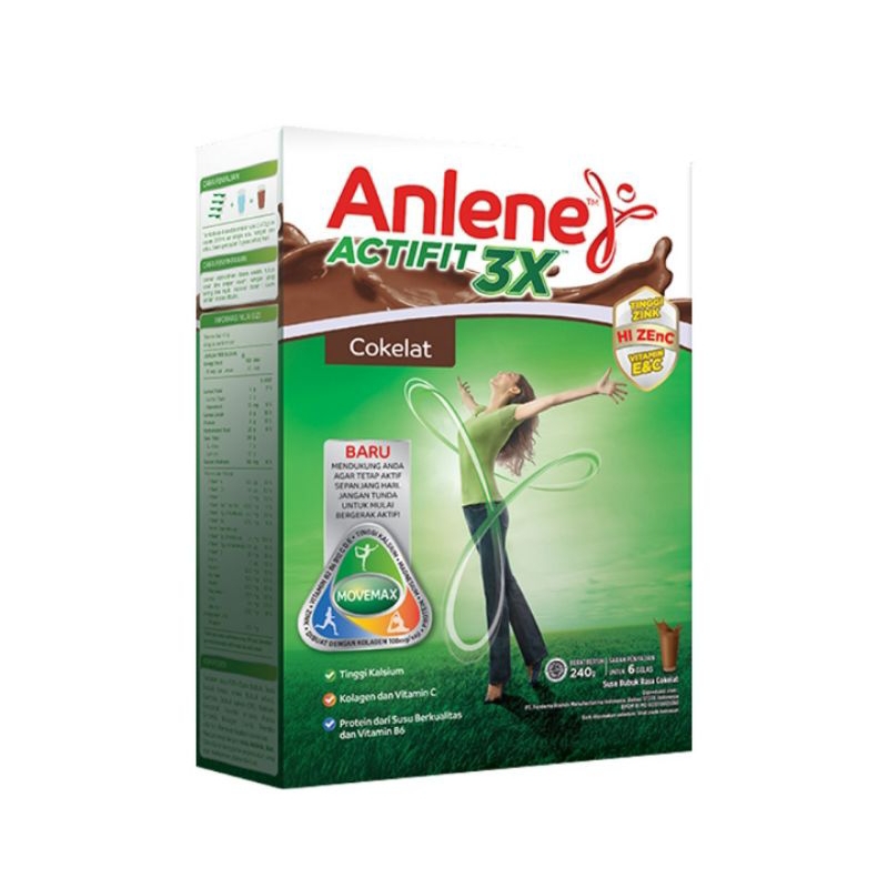 

Anlene Actifit Susu Bubuk Cokelat 240g