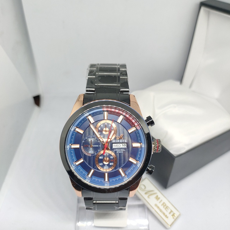 [ ORIGINAL ] JAM TANGAN PRIA MIRETE RT SPORT WATER RESISTANT