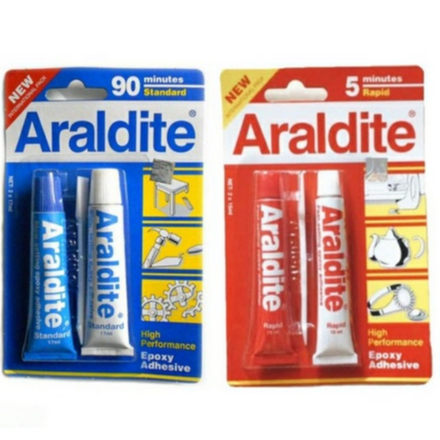 

Les Tetes Lem 5 Menit Epoxy Araldite Merah Biru 5 Menit dan 90 menit SERBA GUNA/blan88