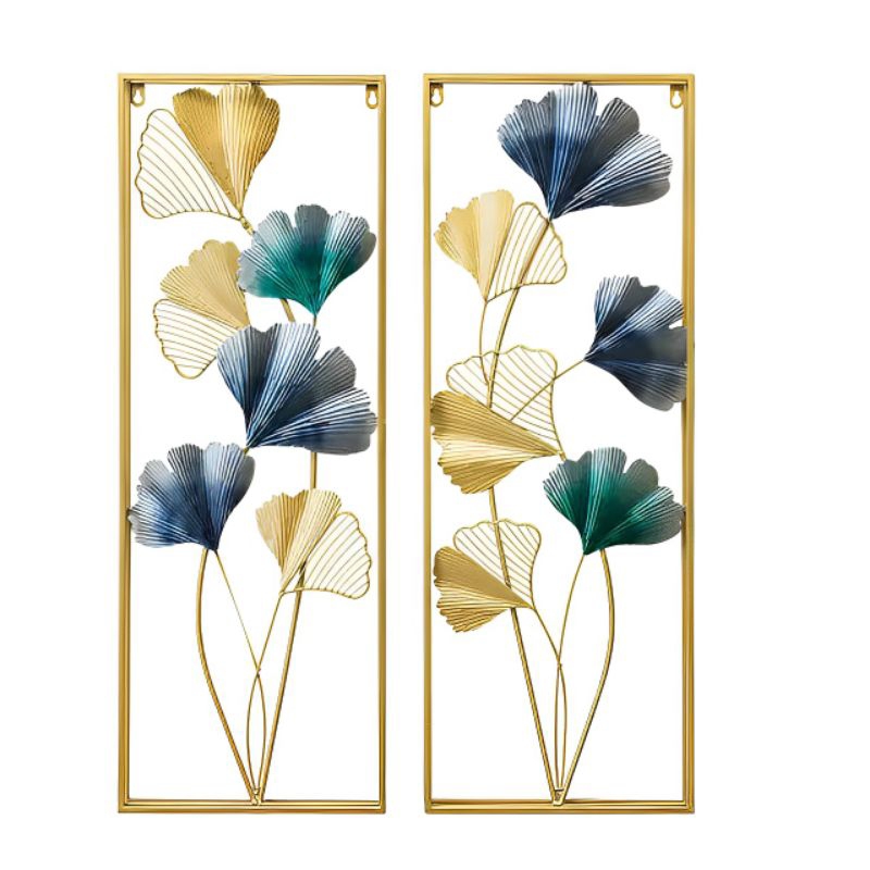 WallDecor Hiasan Dinding Frame Metal Gold Dekorasi terbaru Untuk Ruang Tamu, Lobby Hotel, Ruang Maka