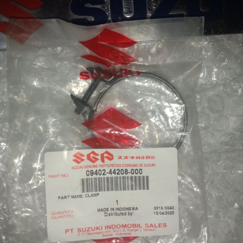 Klem clamp intake manipol joint karburator suzuki satria Fu 150 karbu original sgp