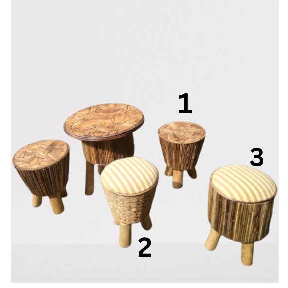 Rania Stool - bangku rotan - rotan stool - bangku