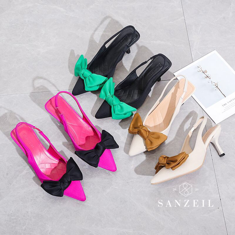 SG8191 syafniegalery sanzeil reina heels import murah sepatu kerja wanita