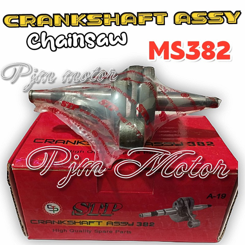 MS382 CRANK SHAFT KRUK AS KRO AS BANDUL STANG SEHER KOMPLIT MESIN CHAIN SAW STHIL STIHL MS 382