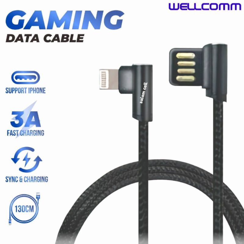 Kabel iPhone USB Lightning Fast Charging Gaming L Wellcomm