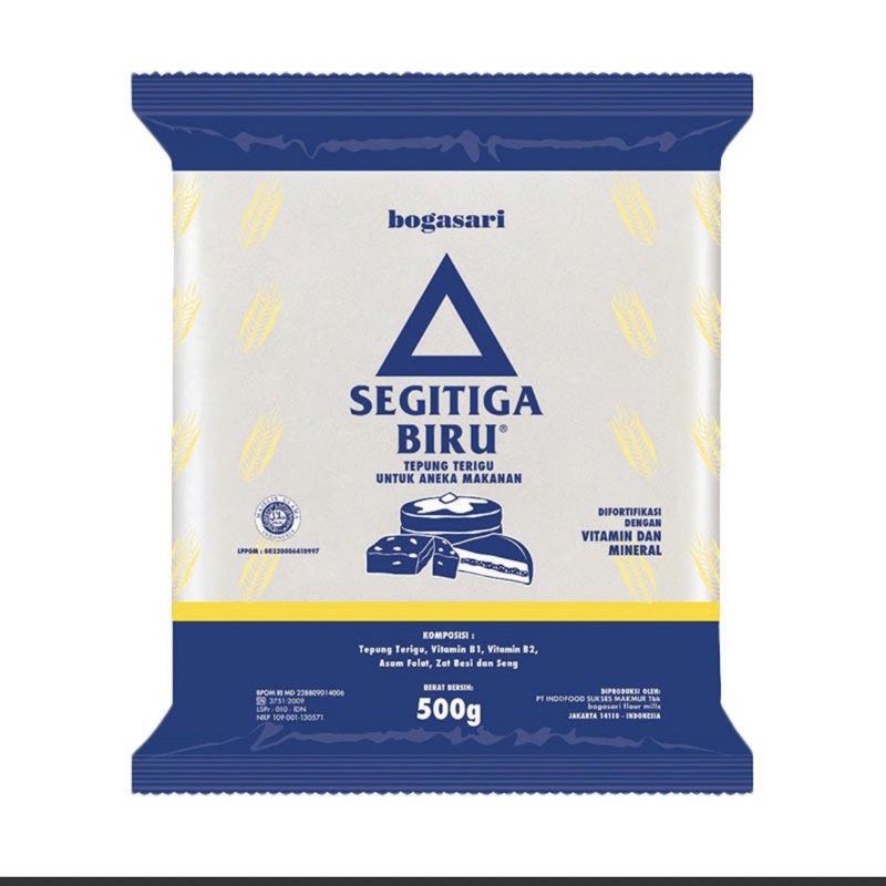 

Tepung Terigu Segitiga Biru 500gr Murah