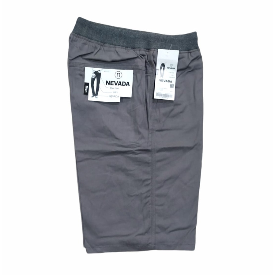 Celana Pendek Chino Pria Model Kolor Bahan Katun Twill Melar Ukuran 27 sampai 44