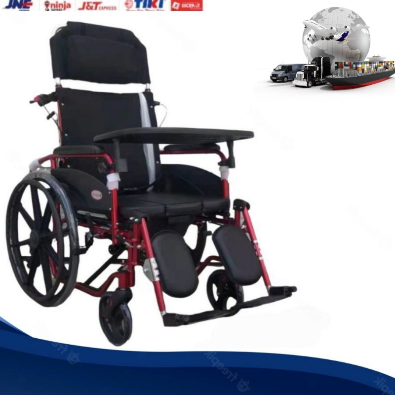 Kursi roda Zeus Avico 4in 1/Kursi roda Avico Zeus Bahan Aluminium