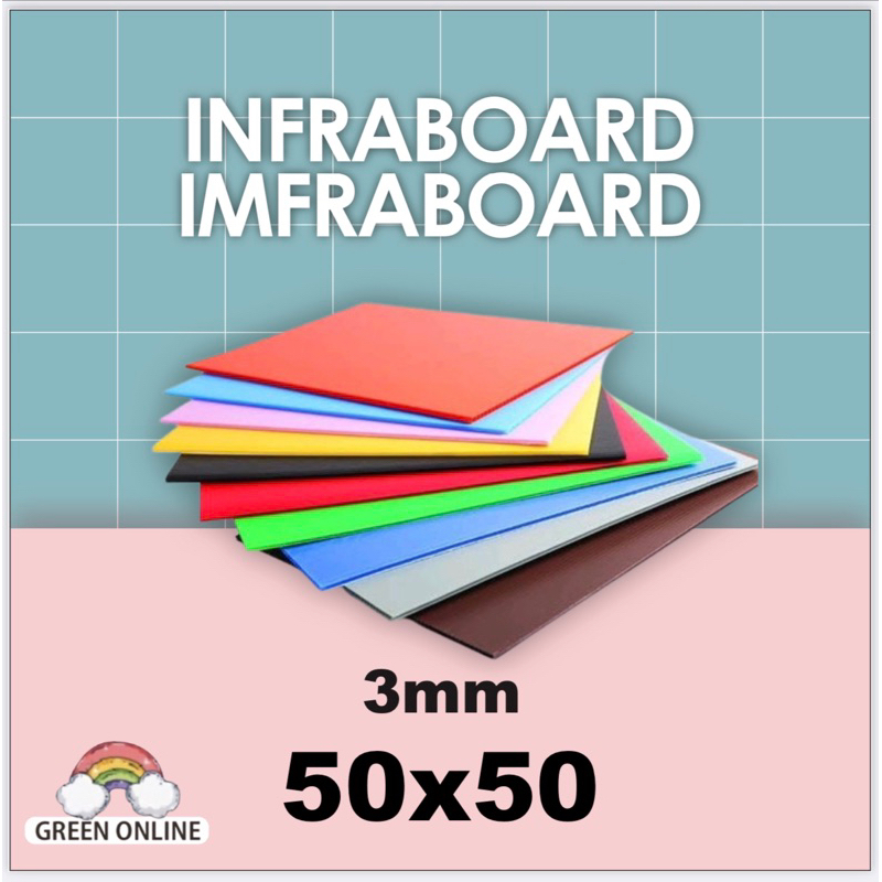 Jual Impraboard Infraboard 3mm 50x50 Shopee Indonesia