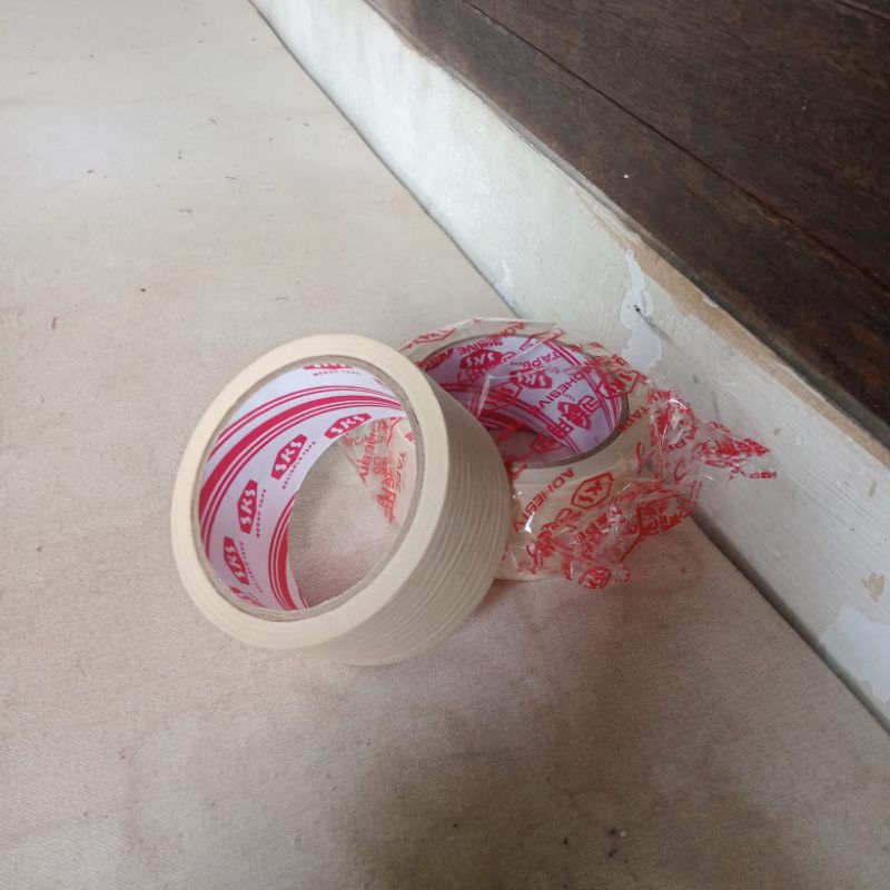 

Masking Tape Lakban Kertas SKS 2inci 48mmx21meter garansi