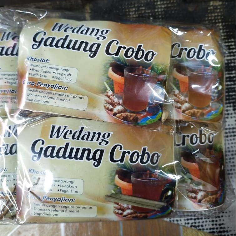 

Minuman Herbal Wedang Gadung Crobo isi 10 Pcs