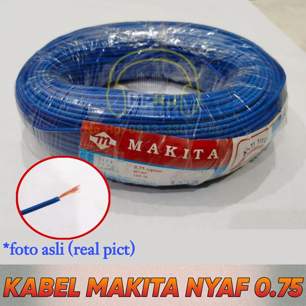 Jual Kabel Makita Nyaf Mm Kabel Serabut Nyaf Makita Mm Shopee Indonesia