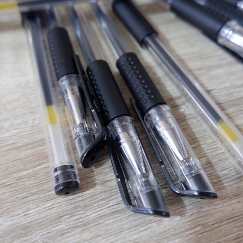 Pulpen Gel Merk Stark 0.38mm/ Ballpoint Stark Hitam